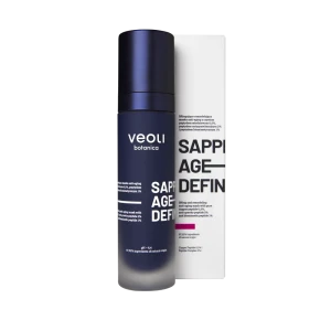 Liftingująco-remodelująca maska anti-aging z czystym peptydem miedziowym 0,5%, peptydem antygrawitacyjnym 2% i peptydem biomimetycznym 1% Sapphire Age-Definer 50 ml - Veoli Botanica