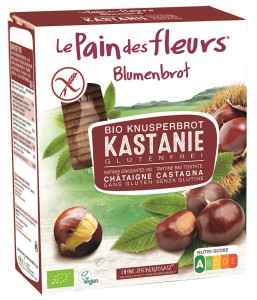Pieczywo chrupkie błonnikowe kasztanowe bezglutenowe BIO 150 g - Le Pain Des Fleurs