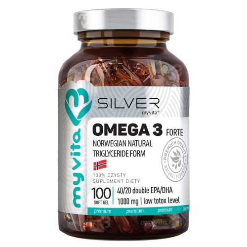 Silver Omega 3 Forte 100 kapsułek - MyVita