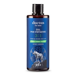 Żel pod prysznic 3w1 odżywczy 300 ml - Duetus for men 