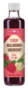 Syrop malinowo-imbirowy 250 ml - Polska Róża