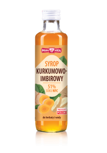Syrop kurkumowo-imbirowy 250 ml - Polska Róża