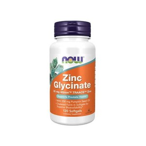 Zinc Glycinate cynk glicynian 30 mg 120 kapsułek - NOW
