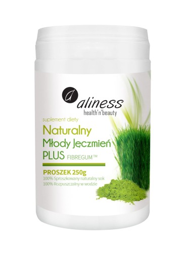 Naturalny młody jęczmień PLUS 250 g - Aliness