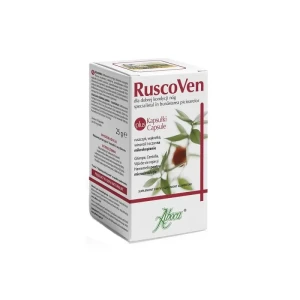 RuscoVen Plus dla dobrej kondycji nóg 500 mg 50 kapsułek - Aboca