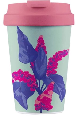 Kubek podróżny z tworzywa PLA Hiacynt 350 ml - Chic-mic