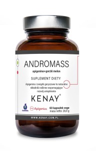 AndroMass apigenina + gorzki melon 60 kapsułek - Kenay