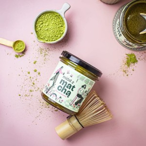 Miód z matchą 430 g - Pasieki Rodziny Sadowskich