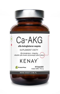 Ca-AKG alfa-ketoglutaran wapnia 60 kapsułek - Kenay