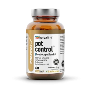 Pot Control™ kontrola potu 60 kapsułek - PharmoVit
