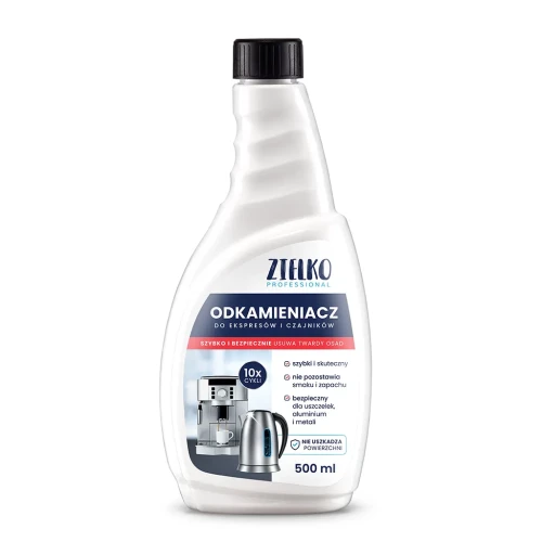 Odkamieniacz Płyn do czyszczenia ekspresów i czajników 500 ml - Zielko Professional