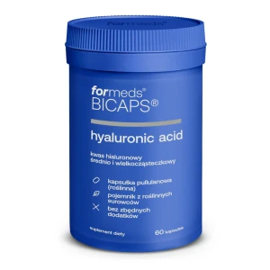 Bicaps Hyaluronic Acid kwas hialuronowy 60 kapsułek - Formeds
