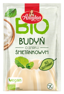 Budyń śmietankowy bezglutenowy BIO 40 g - Amylon