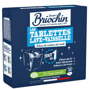 Tabletki do zmywarek silnie odtłuszczające EKO 30 sztuk - Briochin