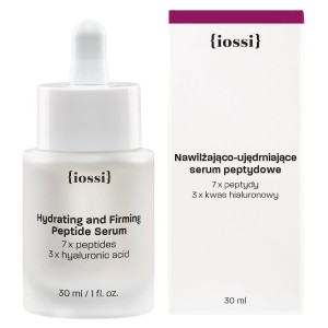 Nawilżająco ujędrniające serum peptydowe 7 x peptydy 3 x kwas hialuronowy 30 ml - iossi