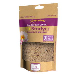 Fit Słodycz kwiatowo ziołowa doypack 200 porcji 100 g - Flower Power