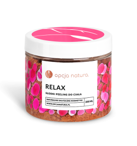 Peeling Relax słodki peeling do ciała 200 ml - Opcja Natura