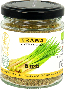Trawa cytrynowa bezglutenowa BIO 40 g - Pięć Przemian