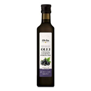 Olej z pestek czarnej porzeczki zimnotłoczony 250 ml - Olvita