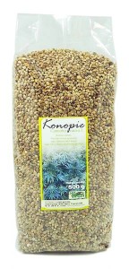 PRZECENA! (uszkodzone opakowanie) Konopie nasiona całe 500 g - Pro Natura