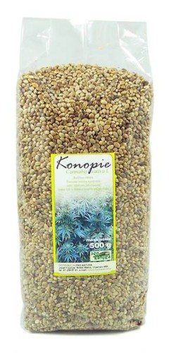 Konopie nasiona całe 500 g - Pro Natura