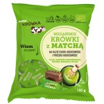 Krówki z matchą wegańskie bezglutenowe bezmleczne BIO 150 g - Super Krówka