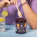 Miód z czarnym bzem, cytryną i miętą 430 g - Pasieki Rodziny Sadowskich