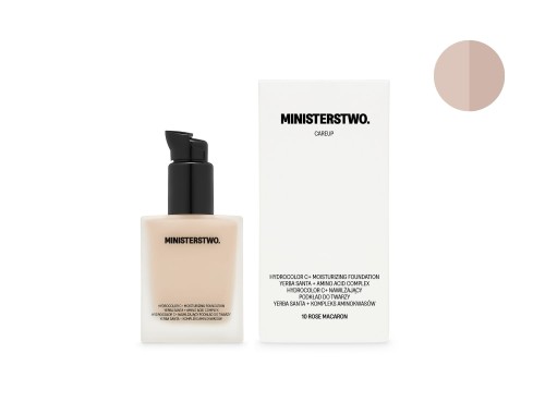 Nawilżający podkład do twarzy No 10 Rose Macaron 30 ml - Ministerstwo.