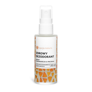 Zdrowy Dezodorant Spray Pomarańcza Paczula 50 ml - Opcja Natura