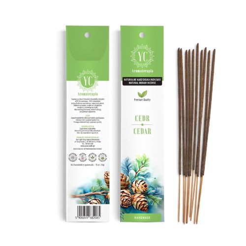 Kadzidła indyjskie Cedr 10 sztuk 16 g - Your Candle
