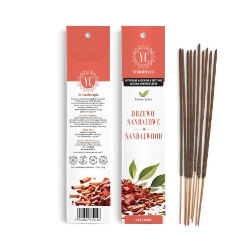 Kadzidła indyjskie Drzewo Sandałowe 10 sztuk 16 g - Your Candle