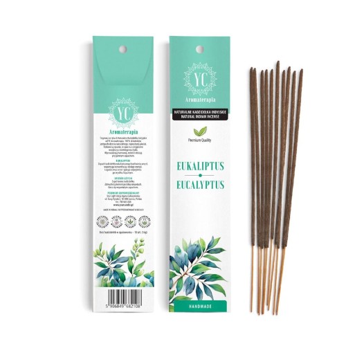 Kadzidła indyjskie Eukaliptus 10 sztuk 16 g - Your Candle