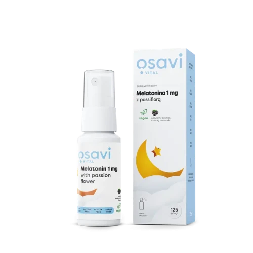 Melatonina z Passiflorą spray doustny 1 mg - Osavi
