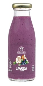 Smoothie Jagoda Kokos 250 ml - Z domu Rembowskich