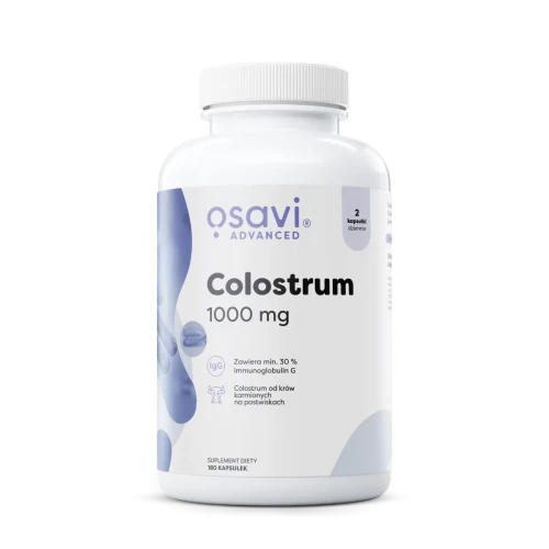 Colostrum Advanced 1000 mg 180 kapsułek - Osavi
