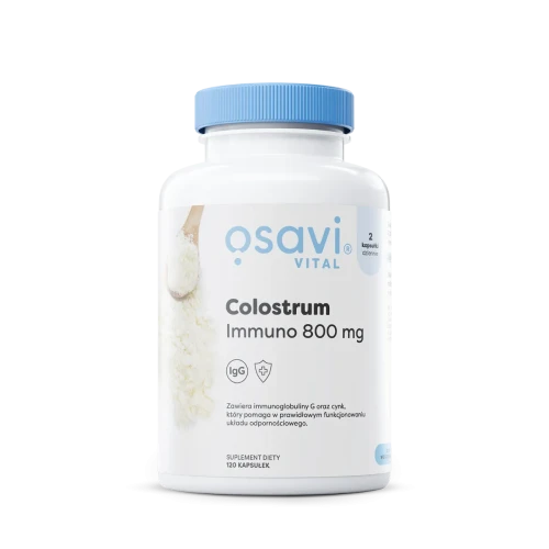 Colostrum Immuno 800 mg - 120 kapsułek - Osavi