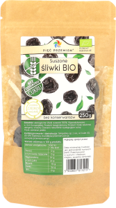 Śliwki suszone BIO bezglutenowe 250 g - Pięć Przemian