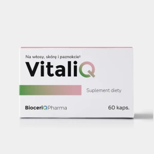 VitaliQ Włosy skóra paznokcie 60 kapsułek - Bioceriq Pharma