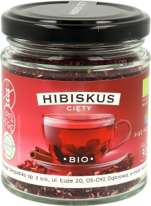 Hibiskus cięty bezglutenowy BIO 90 g - Pięć Przemian