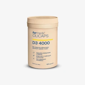 Witamina D3 4000 IU 120 kapsułek - ForMeds Olicaps 
