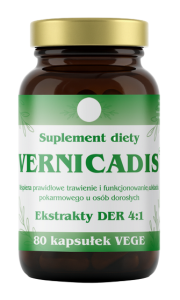 Vernicadis ekstrakty DER 4:1 80 kapsułek - NaturaGo