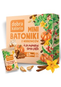 Mini batoniki a'la pumpkin spice latte z nerkowców z dynią i kawą 6 sztuk - Dobra Kaloria