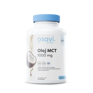 Olej MCT 1000 mg 120 kapsułek - Osavi