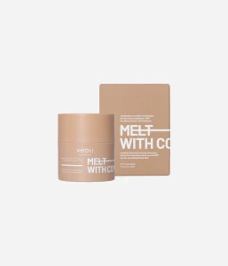Emulgujące masełko nawilżające do zmywania makijażu i SPF do skóry suchej i odwodnionej  Melt with Comfort 40 g - Veoli Botanica