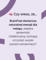 BrainFuel (koncentracja, pamięć, energia umysłowa) 60 kapsułek - Biowen
