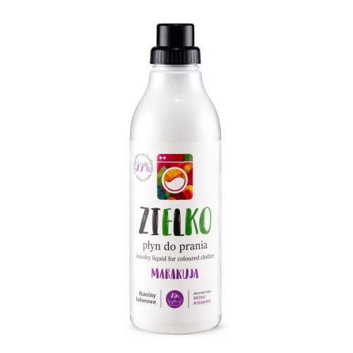 Płyn do prania kolorowych tkanin Marakuja 1 l - Zielko