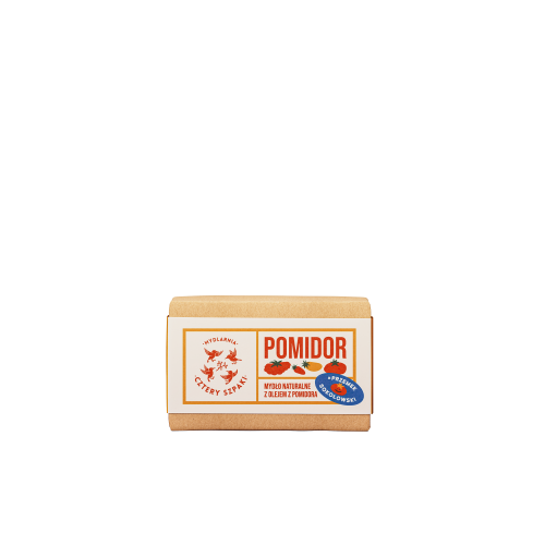 Pomidor x Przemek Sokołowski naturalne mydło w kostce 110 g - Cztery Szpaki