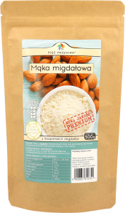 Mąka migdałowa bezglutenowa 500 g - Pięć Przemian