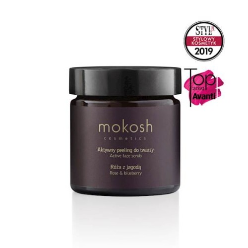 Aktywny peeling do twarzy Róża z Jagodą 60 ml - Mokosh