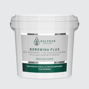 Borowina plus maska do ciała i okładów 1 kg - Sulphur Busko Zdrój